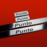 Listwa progowa FIAT PUNTO MK2 Stal nierdzewna 304 połysk 4szt