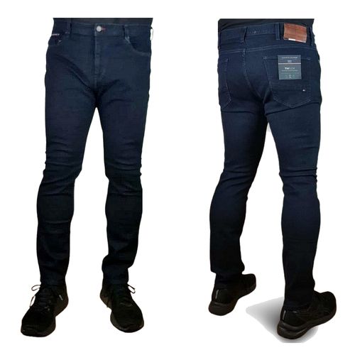Męskie jeansy Tommy Hilfiger Bleecker -Slim MW0MW15600 granatowe - W38/L30 na Arena.pl