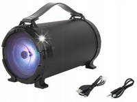 MOCNY GŁOŚNIK BLUETOOTH USB SD AUX PRZENOŚNY RADIO FM BOOMBOX WIEŻA BAZOOKA