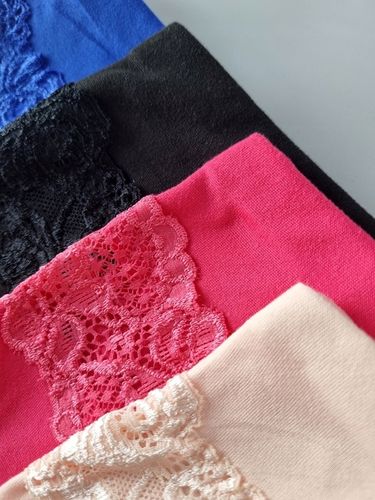 6x ODDYCHAJĄCE BAMBUSOWE MAJTKI FIGI KORONKOWE Z WYSOKIM STANEM 3XL #25 na Arena.pl