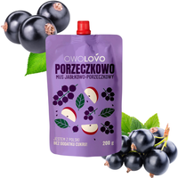 Owolovo Porzeczkowo Mus jabłkowo-porzeczkowy 200 g
