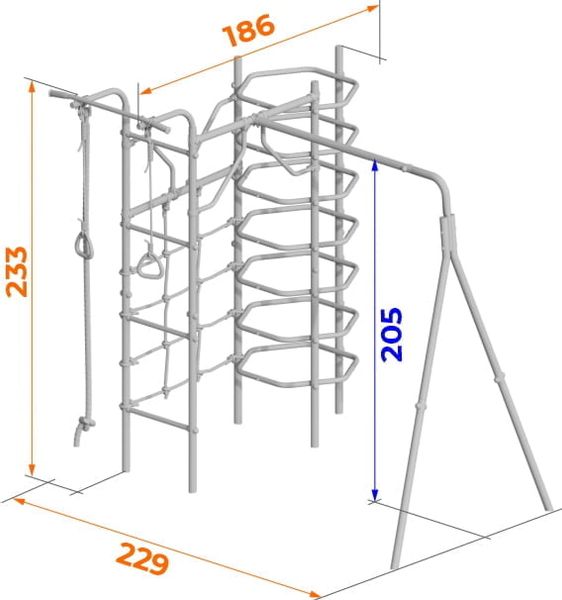 plac zabaw do ogrodu Stacja Kosmiczna bocianie gniazdo MAŁPISZON zdjęcie 2