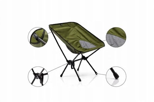 Krzesło składane Meteor Schelp khaki na Arena.pl