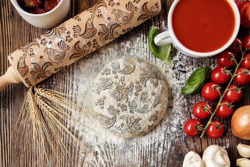 Folk pattern wałek do ciasta Art-Dog zdjęcie 3