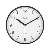ZEGAR ŚCIENNY 20 CM CZARNY TEESA TSA0038B