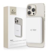 TECH-PROTECT POWER BANK MAGSAFE 5000MAH BIAŁY USB-C 15W