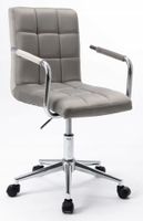 fotel obrotowy n-15 velvet szary