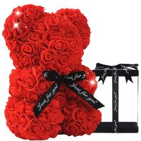 PREZENT DLA ŻONY NA WALENTYNKI DZIEŃ KOBIET URODZINY MIŚ Z RÓŻ DLA NIEJ