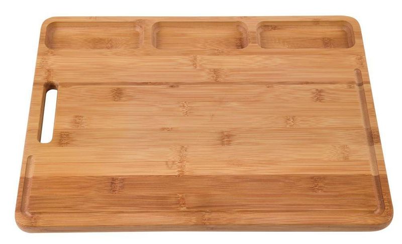 Duża deska do krojenia BAMBOO SERVING, brązowy zdjęcie 1