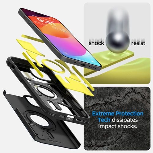 spigen tough armor mag magsafe iphone 15 black na Arena.pl