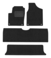 Dywaniki welurowe LUX Ford Galaxy MK1 1995-2006 grafitowe, 4 szt.