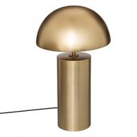 LAMPKA STOŁOWA ZŁOTA NOCNA grzybek wys. 50 cm METALOWA RETRO