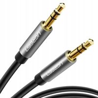 2 x Kabel AUX UGREEN AV119 0.5m Złocone Wtyki DO Smartfona i Laptopa