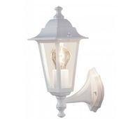 KINKIET OGRODOWY IP33 BIAŁY LANTERN 35 CM GÓRA LAMPA