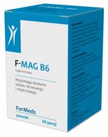 F-MAG B6 Proszek 60 Porcji Wspomaga działanie układu nerwowego i mięśniowego
