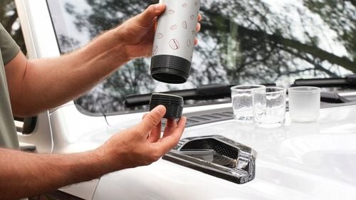 PODRÓŻNY ekspres do kawy mielonej+ na kapsułki CIŚNIENIOWY 20 Bar AEROGOGO na Arena.pl