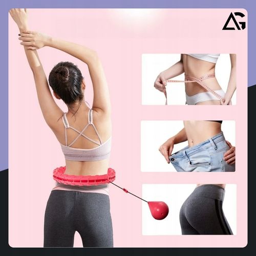 HULA HOP Z OBCIĄŻENIEM ODCHUDZAJĄCE Z OBCIĄŻNIKIEM SMART HULAHOP PLUS na Arena.pl