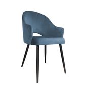 Krzesło Velvet noga czarna BL06
