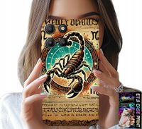 ETUI DO MOTOROLA MOTO G15 - SKORPION ZNAK ZODIAKU ASTRONOMIA + FOLIA