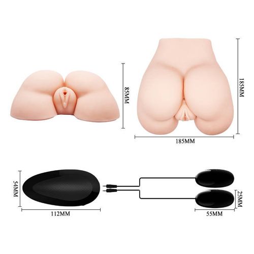 Wibrujące Realistyczne Pośladki Z Cyberskóry - Crazy Bull Vagina And Anal na Arena.pl