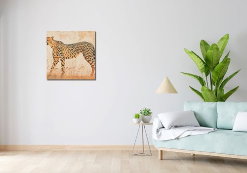 Obraz 60x60cm Gepard w Ruchu na Arena.pl