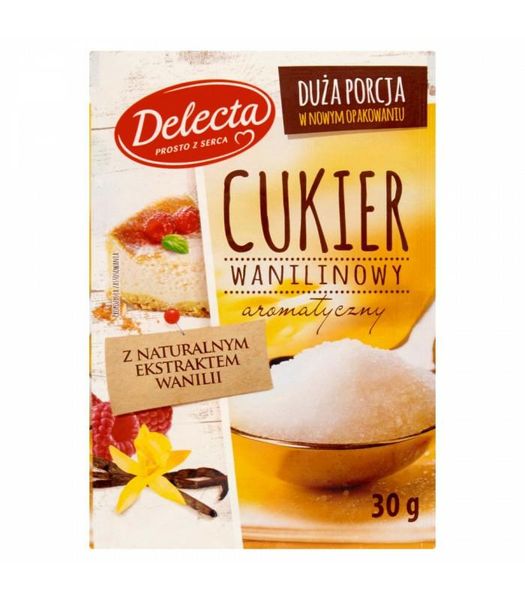 DELECTA Cukier Wanilinowy 30g zdjęcie 1