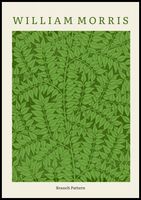 Plakat 70x100cm Design Branch Pattern 2, Morris Vintage do Salonu