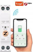 PRZEKAŹNIK ON OFF ZigBee 63A CZAS SCENY TUYA SMART SZYNA DIN SKRZYNKA ES1Z