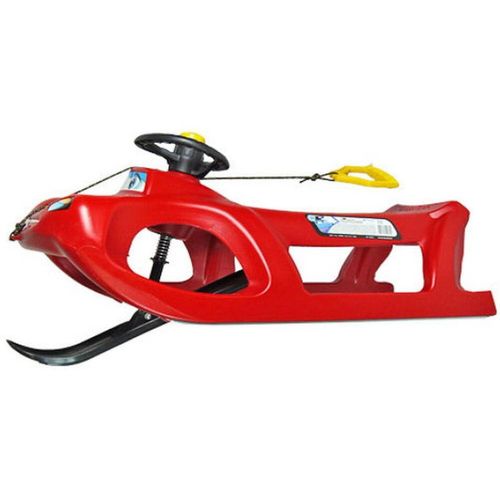 Sanki Plastikowe Car Drive Control Czerwone na Arena.pl