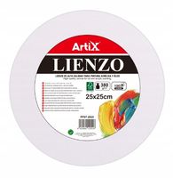 Podobrazie okrągłe 25X25X1.6CM 380G/m2 ARTIX