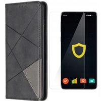 ETUI Z KLAPKĄ ZAPS ORIGAMI DO GALAXY S10+ + FOLIA