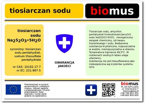 Tiosiarczan sodu 100g na Arena.pl