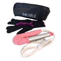 lokówka do włosów różowa składana 180 stopni