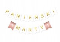 Baner PANIEŃSKI + IMIĘ rose gold