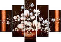 105CM 150CM OBRAZ 5 ELEM MAGNOLIA III WAZA DRUK