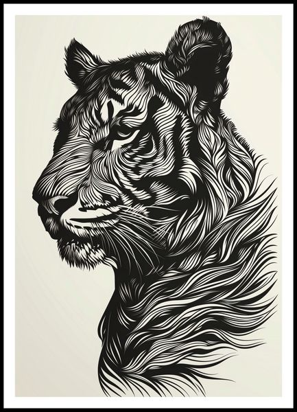 Plakat 70x100cm Tygrysi Gwizd zdjęcie 3
