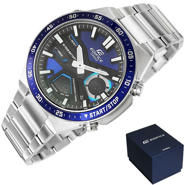 Zegarek Męski CASIO EDIFICE EFV-C110D-2AVEF 10 BAR + BOX CASIO zdjęcie 2
