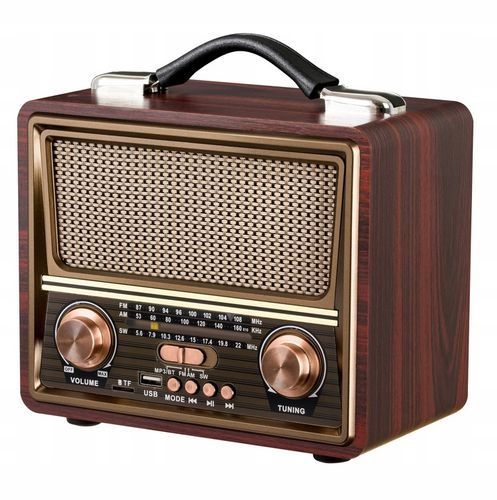 Radio sieciowo-bateryjne AM FM SW Retropolis Seattle Bluetooth USB na Arena.pl