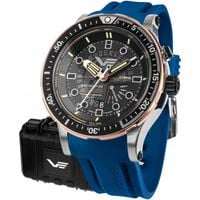 Zegarek Męski Vostok Europe PX84-511E769SBL niebieski pasek