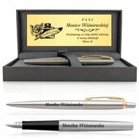 Pióro i długopis PARKER z grawerem prezent dla NAUCZYCIELA WYCHOWAWCY