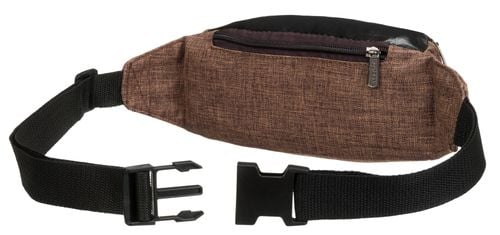 saszetka na pas materiał + pu wb05i-6972 brown na Arena.pl