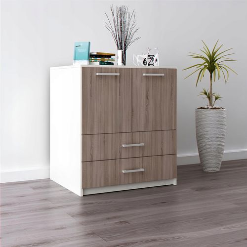 Komoda Do Salonu Przedpokoju Amari Dąb Sonoma Tabac na Arena.pl