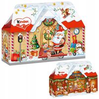 KINDER KALENDARZ ADWENTOWY DOMEK ZE SŁODYCZAMI CZEKOLADKI MIKOŁAJ cukierki