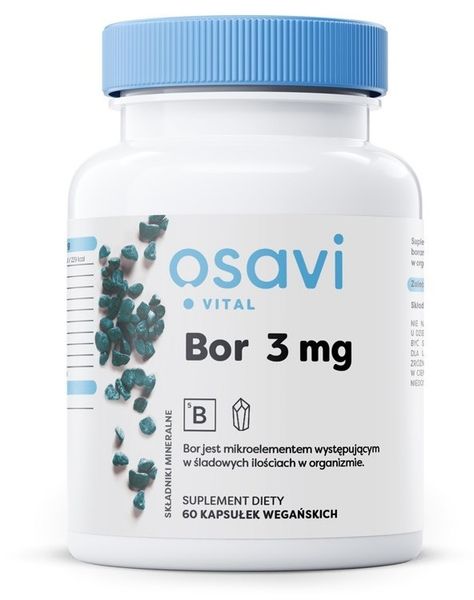 OSAVI Bor 3 mg (60 kaps.) zdjęcie 1
