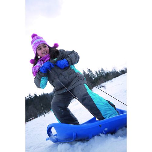 Ślizg plastikowy shell big niebieski na Arena.pl