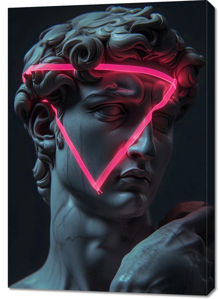 Obraz 70x100cm Neonowy Renesans zdjęcie 1