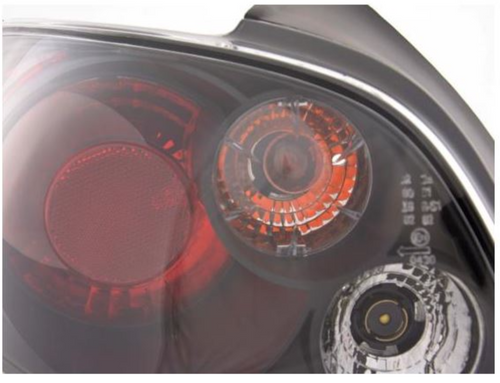 NOWE Lampy Tylne Do PEUGEOT 206 HATCHBACK OD 10.1998Roky BLACK Atest na Arena.pl