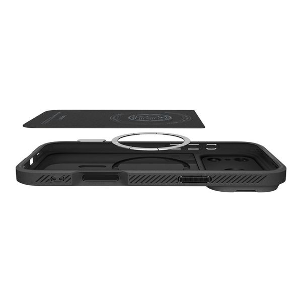 spigen optik armor mag magsafe iphone 17 pro black zdjęcie 7