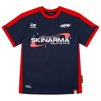 t-shirt skinarma halo l granatowy