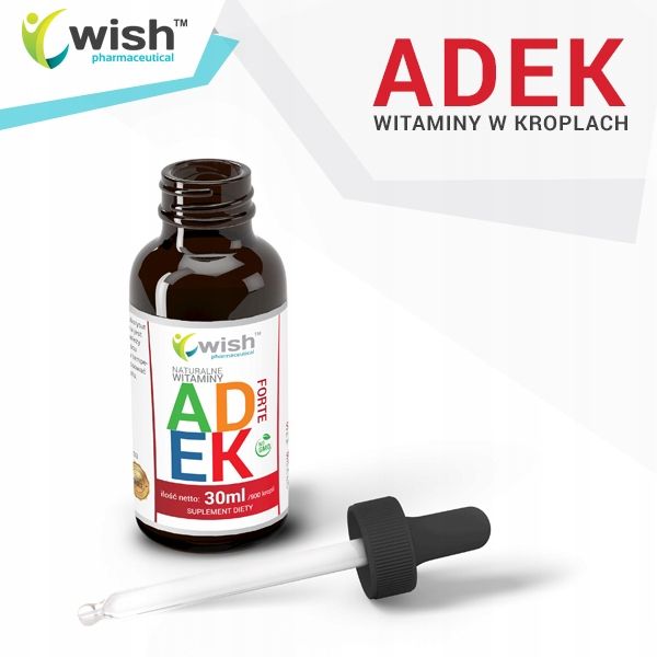 ADEK COMPLEX WITAMINA A, D3, E, K2 MK-7 30ml zdjęcie 3